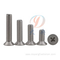 Cross recessed machine screw